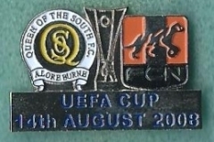 Queen Of The South UEFA  Cup August 2008-9  V  FC Nordsjælland