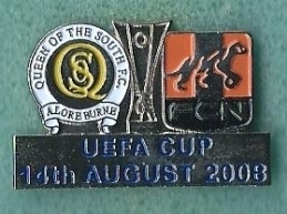 Queen Of The South UEFA  Cup August 2008-9  V  FC Nordsjælland