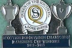 Queen Of The South Cup Winners Scottish 2nd Division Champions  Ramsdens Cup Winners 2012-2013